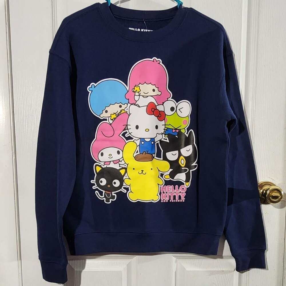 Hello Kitty & Friends Blue Crewneck Sweatshirt